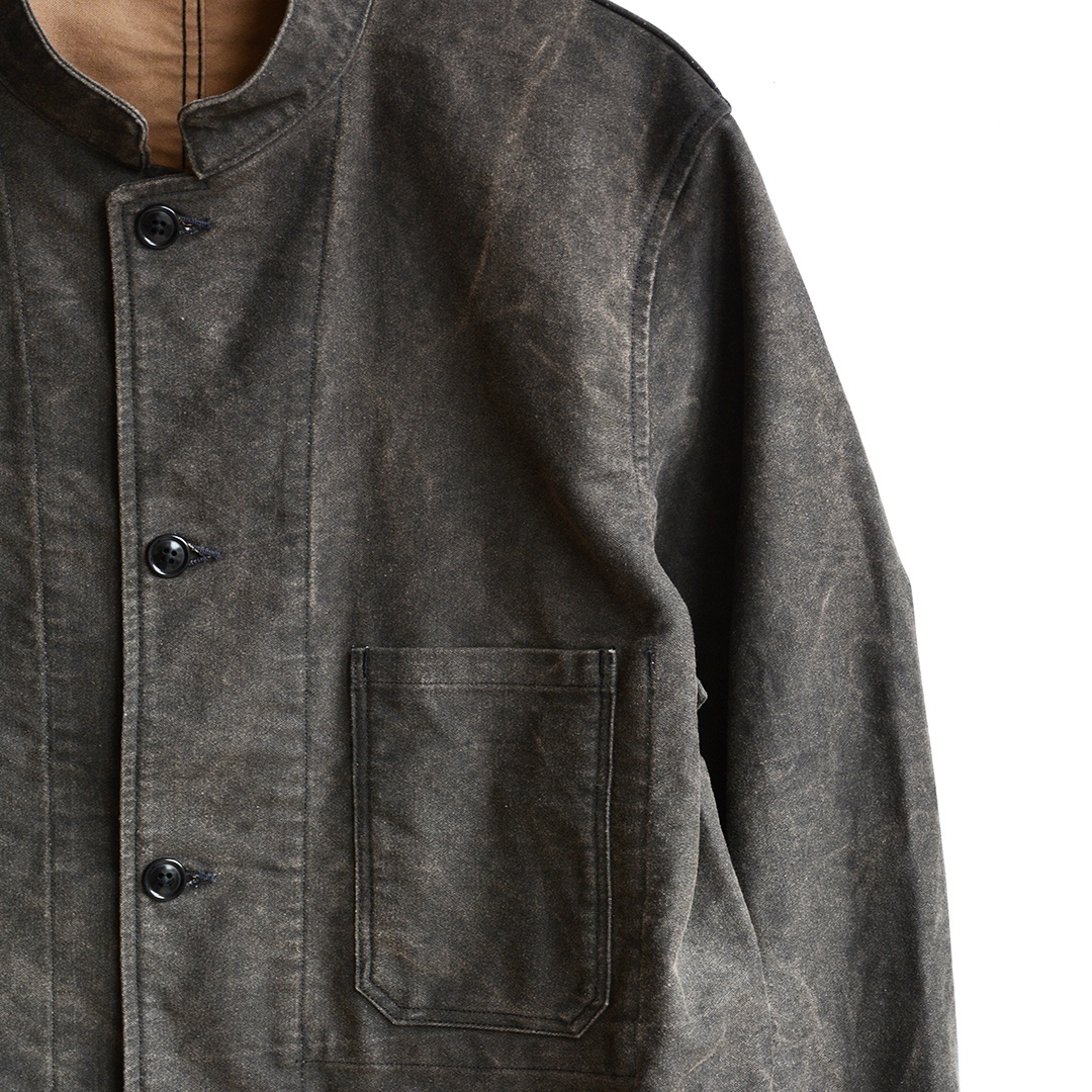 画像5: *A VONTADE / Stand Collar Work Jacket -Pigment Coating Moleskin- (VTD-0603-JK)