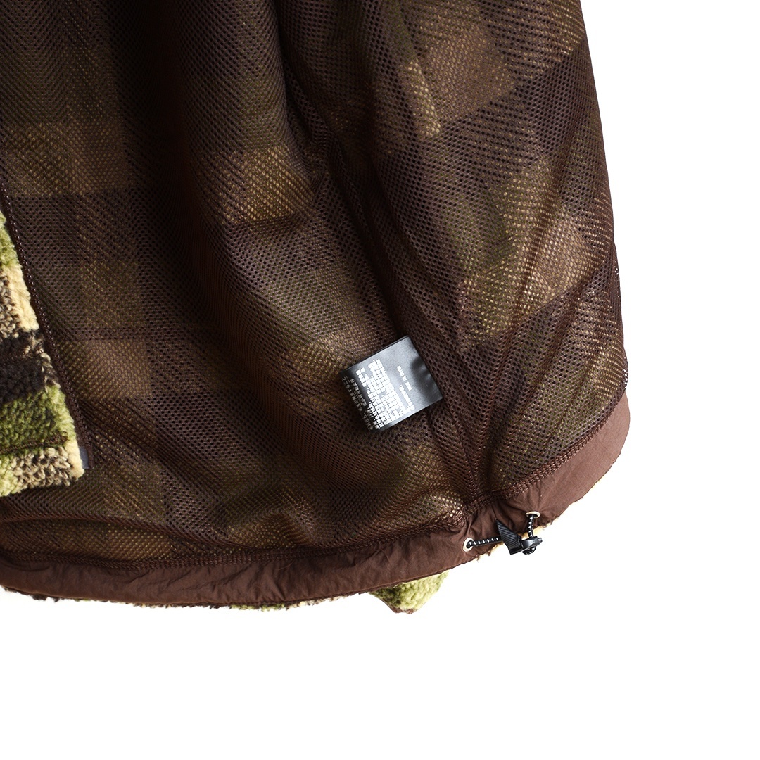 画像11: WILD THINGS / FLUFFY CHECK BOA JACKET（WT26127AD）