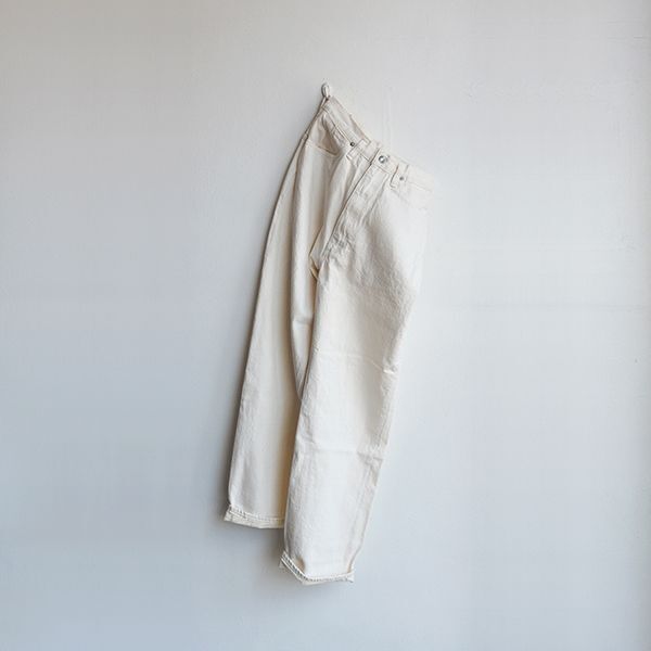 画像: orSlow / JASMIN High Waist Denim Pants "WHITE"(00-1040-69)