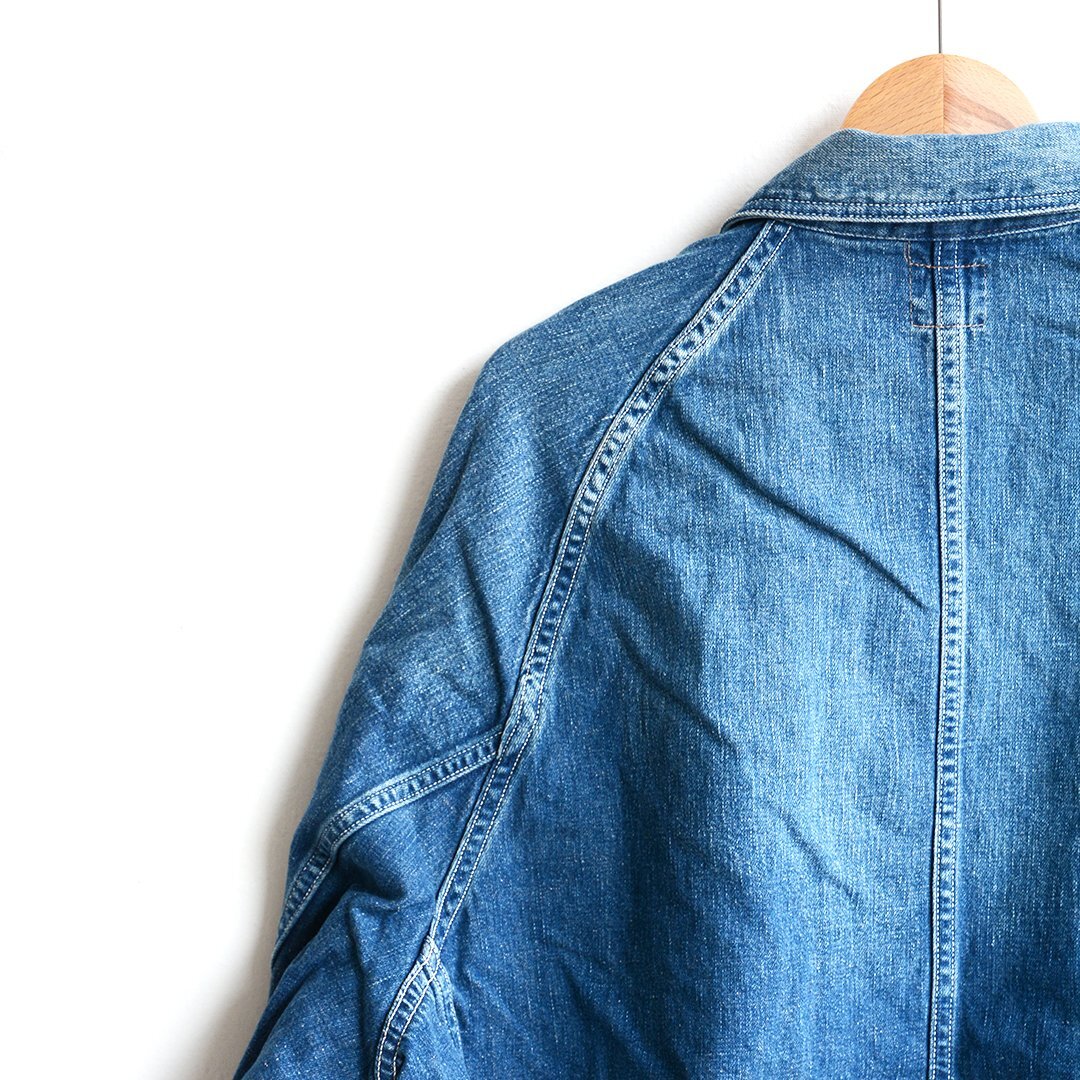 画像: orSlow（オアスロウ） / Loosefit Denim Cover All -Denim Used- (00-6141-95)