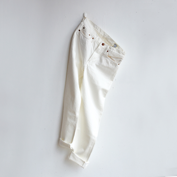 画像1: orSlow/ IVY FIT DENIM 107 WHT (WOMEN'S)