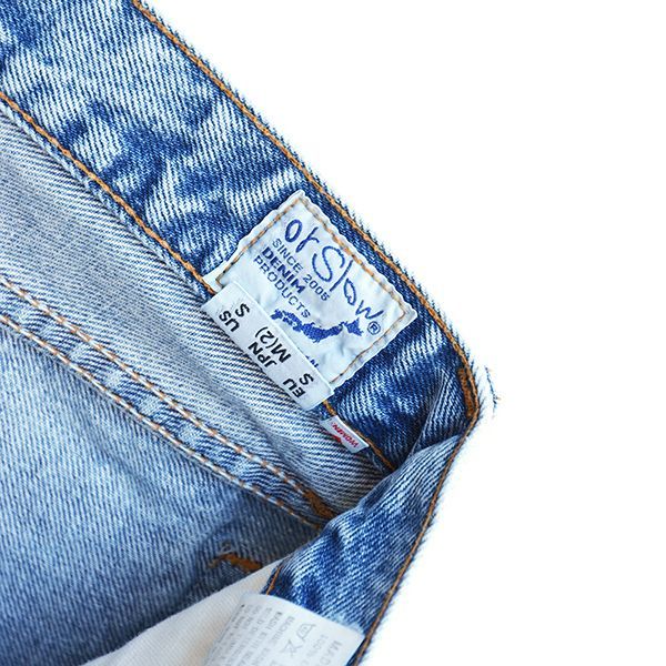 画像: orSlow / 108 Women’s Straight Cut Jeans Sky Blue