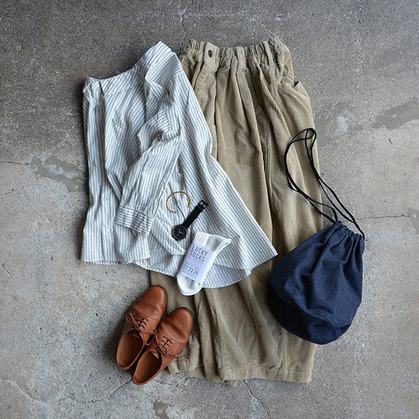 画像: HARVESTY / CORDUROY CIRCUS PANTS