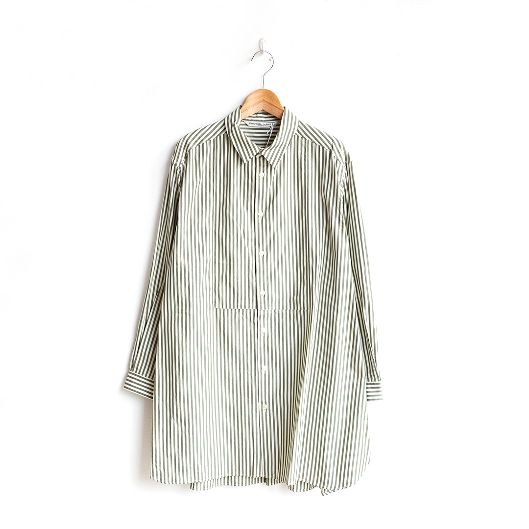 画像1: Charpentier de Vaisseau / Stark Stripe Cotton Dress Shirts