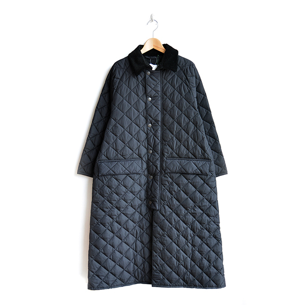 画像1: BARBOUR /  LADIES BURGHLEY QUILT BLACK （SLQ0023）