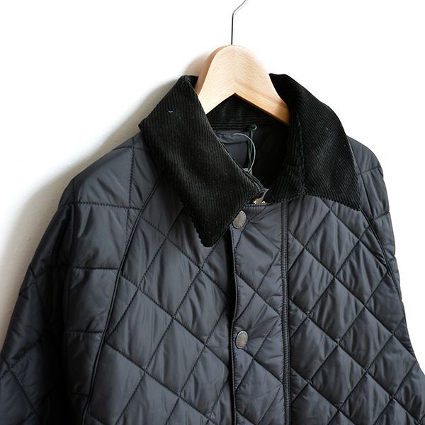 画像: BARBOUR /  LADIES BURGHLEY QUILT BLACK （SLQ0023）