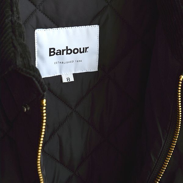 画像: BARBOUR /  LADIES BURGHLEY QUILT BLACK （SLQ0023）