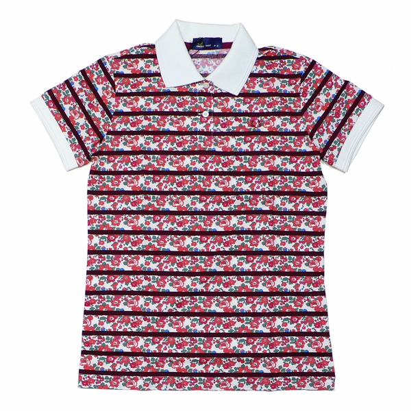 FRED PERRY (フレッドペリー) / Liberty Printed Border Polo Shirt