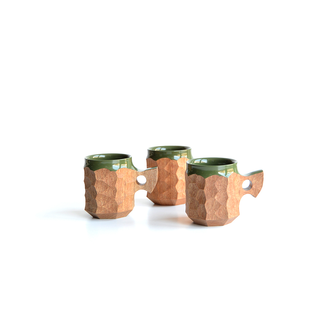 画像11: AKIHIRO WOOD WORKS / jincup Urushi Hybrid Green mini ※ご購入条件付き