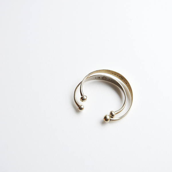 画像: TUAREG SILVER / BALL-END TAPERED BRACELET