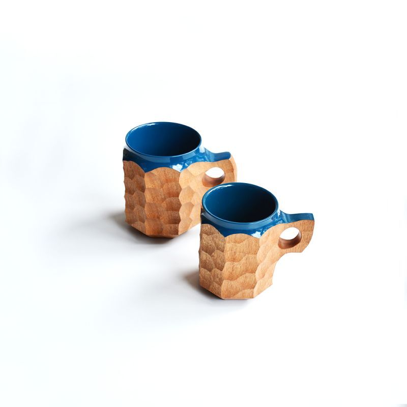 画像: AKIHIRO WOOD WORKS / jincup-Urushi Hybrid Blue 2L ※ご購入条件付き